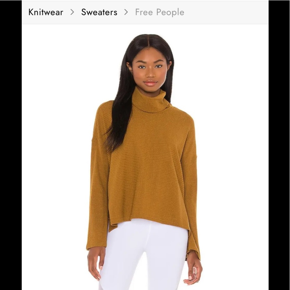 Free people movement can’t handle this turtle neck in brown size XS - Picture 3 of 12